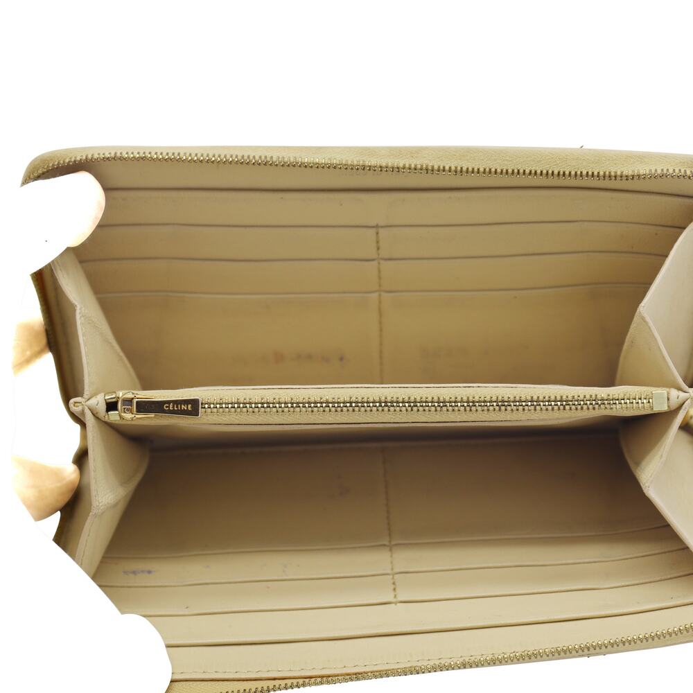 🔴 Celine Multifunction Zip Wallet - Cream Python - Picture 7 of 9